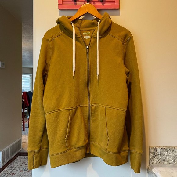 tek gear Tops - Women's Zip-up Hoodie TEK GEAR Gold Pocketed Thumbholes Jacket